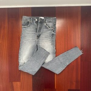Zara Skinny Jeans Frayed Ends- Size 6